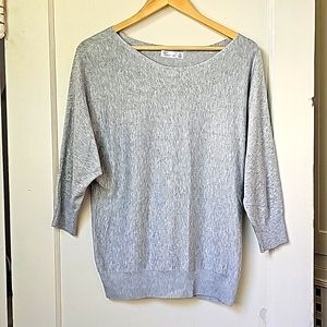 NWOT•89th & Madison sparkly 3/4 sleeve top (M)